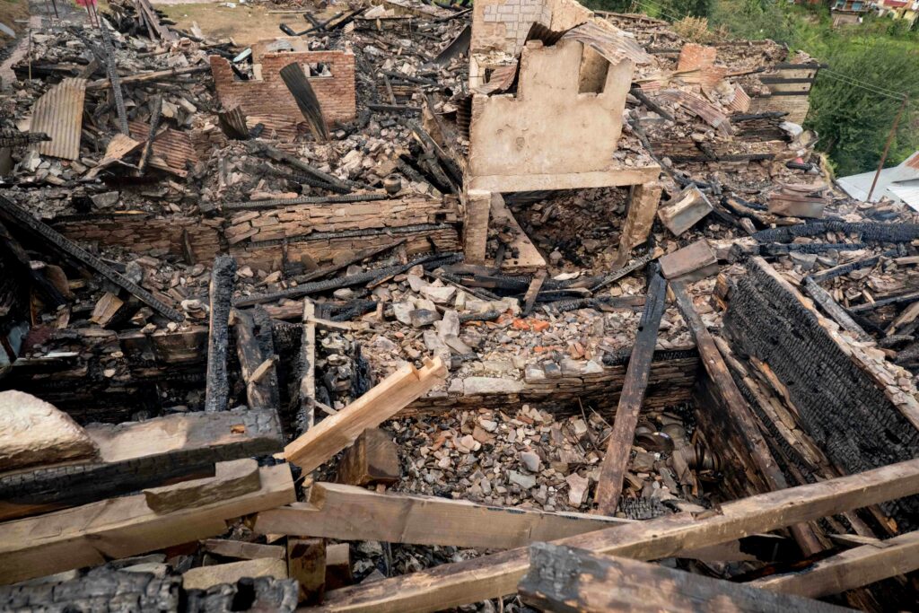 fire debris cleanup